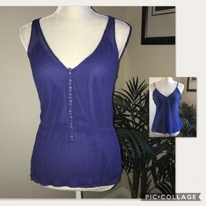 2/$20 2 pc Twenty one Sleeveless Silk Top M Blue